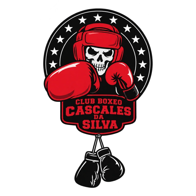 Emblema del club: un boxeador con casco rojo y guantes